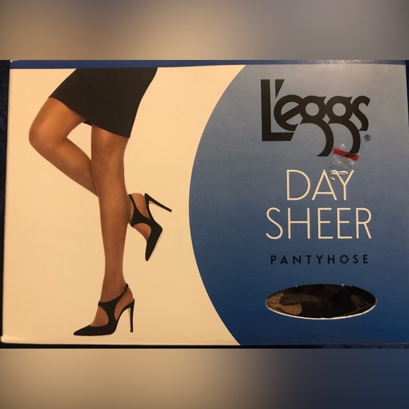 L’eggs Day Sheer Control Top Pantyhose with Sheer Toe New In Box Size: Q++ Nude - Picture 4 of 5